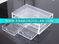 clear acrylic drawer box
