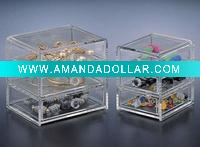 clear acrylic drawer box