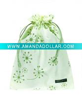 cotton printed laundry bag