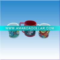Wholesale plastic pvc mug,coffee cup