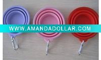 Wholesale high quality silicone folding coffee cup
