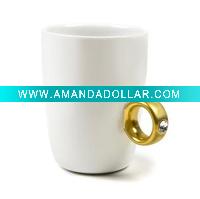 Fshion coffee cup lover cup ring cup WCP001