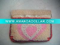 Wholesale mini beaded coin purse