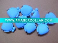 Wholesale 2012 Newest design and cute,beautiful ,colourful silicone purse for children and women