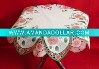 100% POLYESTER PRINTED TABLE CLOTH