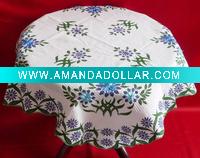 100% POLYESTER PRINTED TABLE CLOTH