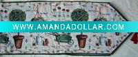 40%cotton60%polyester jacquard table runner