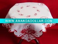 100% POLYESTER PRINTED TABLE CLOTH