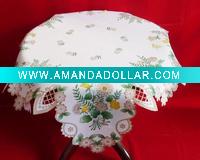 100% POLYESTER PRINTED TABLE CLOTH