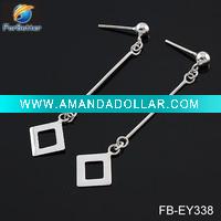 Wholesale Fashion Jewelry.Hot Selling fashion 925 silver clip earring. FB-EY338