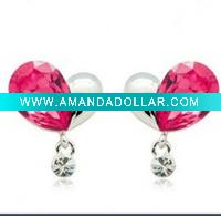 Wholesale pretty and delicate 2012 trendy clip earrings for promotion