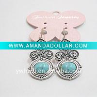Wholesale the wholesale clip-on turquoise earrings for women HLD-00603