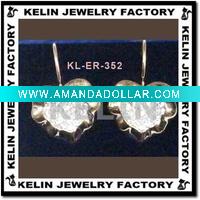 Wholesale Hot Sale Heart Clip-on Earring KL-ER-352-W