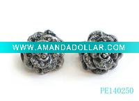 Wholesale Flower Stone Earring PE140250