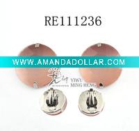 Wholesale fashion rhodium plated alloy earring