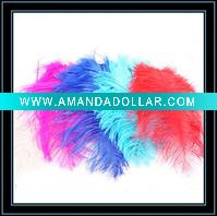Wholesale Fashion sexy tone large natural feather earrings