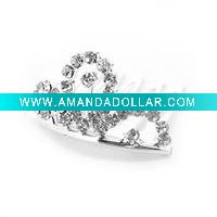 wholesale crystal wedding crown hair ornament accessory