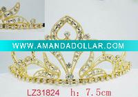 Wholesale sparkly queen rhinestone hairwear