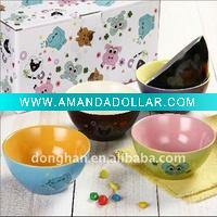 Wholesale 2012 lovely kids ceramic bowl for promotion