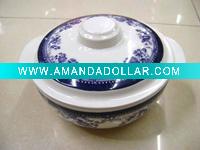 Wholesale melamine ceramic bowl with lid