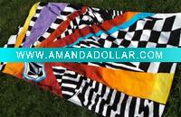 Wholesale 2012 New Year 21s Terry loop magnetic printing beach towel