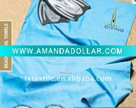 Wholesale absorbent microfiber beach towel