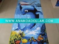 Wholesale 100% cotton velvet beach towel