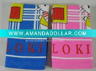 Wholesale 65*135cm*350g 100% cotton pigment printing beach towel