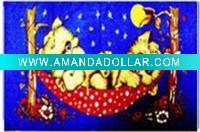 Wholesale 100%cotton velvet active printed beach towel