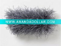 white Marabou boa