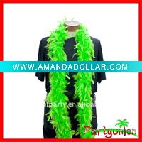 Chandelle Feather Boa: Lime Green