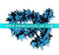 led party feather boa