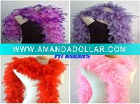 Decorative various dyed Feather boa