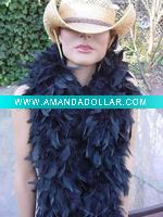 Wholesale Mixed colors feather Boas for party, girls party dresses dyed feather boa