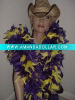 Chandelle boa with lurex, party supplies feather boa