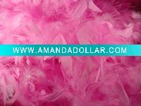 Pink turkey feather boa, girls party dresses feather boa