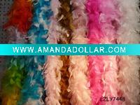 Wholesale colorful Turkey feather boa