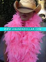 Feather Boas for party, girls party dresses dyed feather boa