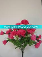 artificial plastic flower carnation