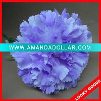 Wholesale artificial carnation flowers purple carnation