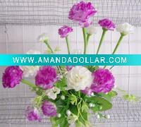 Wholesale Artificial flower/artificial plant--artificial silk flower-carnation