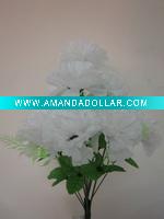 Wholesale artificial plastic flower carnation