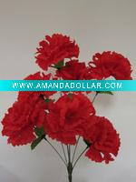 Wholesale artificial plastic flower carnation