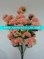 Wholesale artificial plastic flower carnation