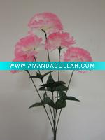 artificial plastic flower carnation