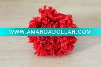 Wholesale promotion red artificial carnation bud