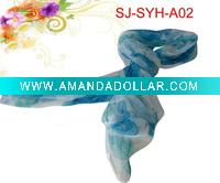 Wholesale many colours and patterns 100%silk printed silk scarves