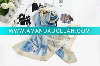 100% silk scarves