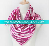 printed square silk scarves