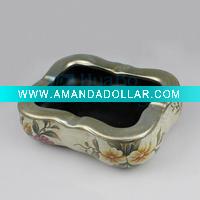 Wholesale 2011 hot sale fashion square shaped plastic ashtray